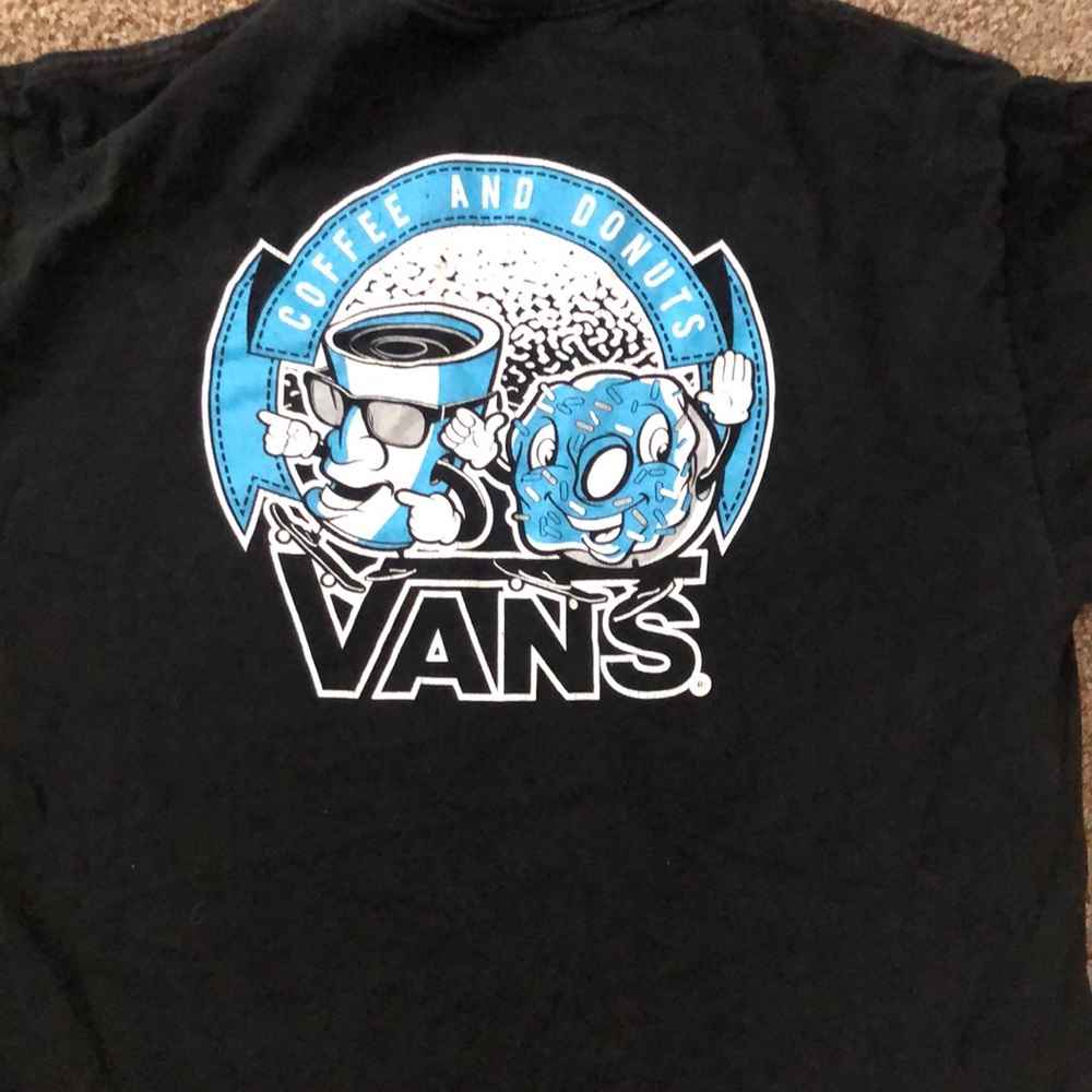Vans coffee & donuts T, size Large, semi-rare